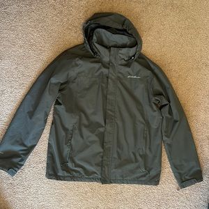 Eddie Bauer WeatherEdge rain jacket - packable